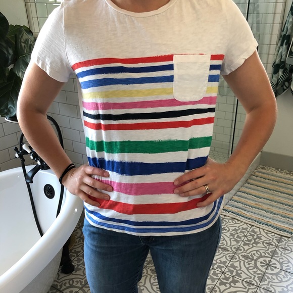 Fun striped t-shirt - Picture 1 of 3
